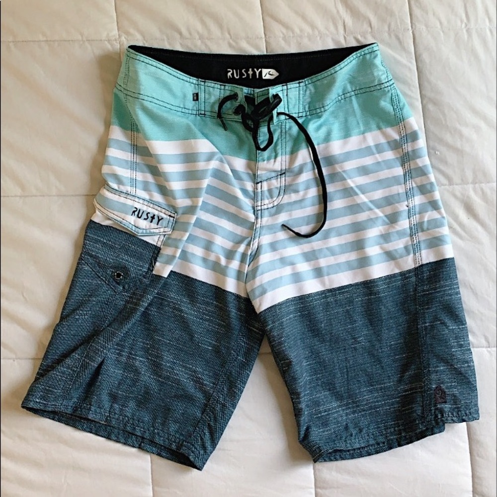 Rusty brand men’s swim boat shorts!!